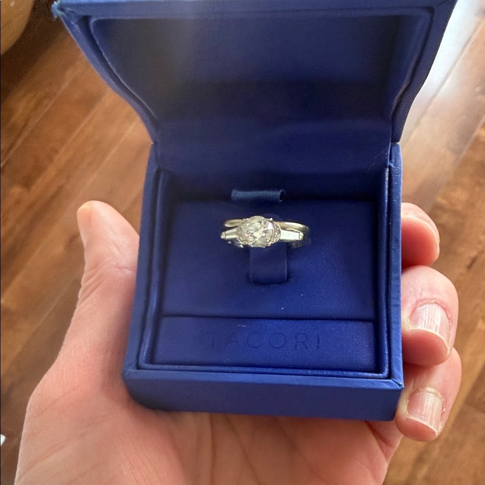 Tacori White Gold .73 Diamond Engagement Ring